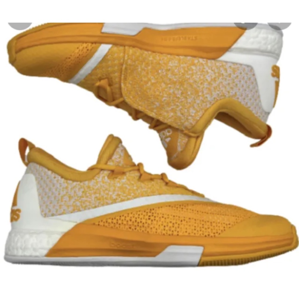 Adidas SM On Court Crazylight Boost 2 Basketball Sneakers Mens 20 Orange NEW